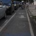Alcaldía del Distrito Nacional retira pilotillos ciclovía avenida Bolívar