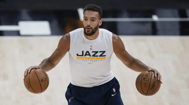 Centro Rudy Gobert vuelve a dar positivo; ingresa a los protocolos de la NBA