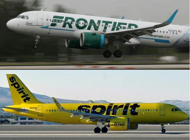 Las estadounidenses Spirit Airlines y Frontier Airlines anuncian fusión