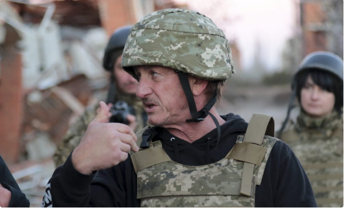 Sean Penn está en Ucrania trabajando en documental