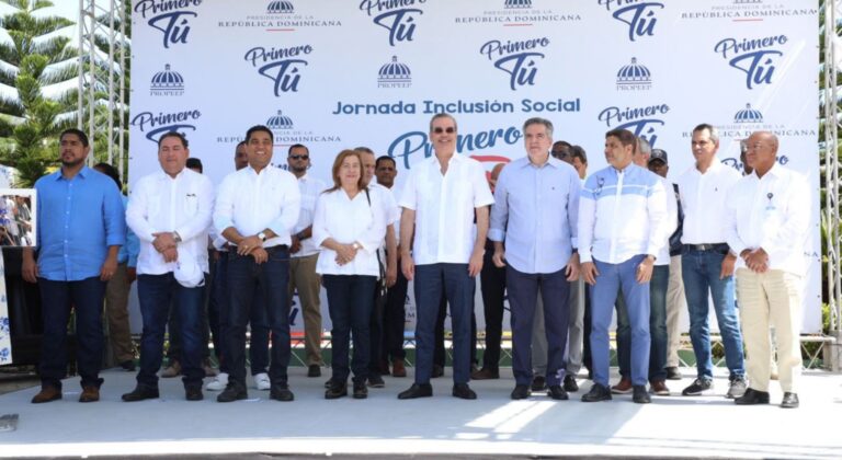 Presidente Abinader da inicio a la jornada de inclusión social “Primero Tú”, en beneficio de miles de familias de escasos recursos