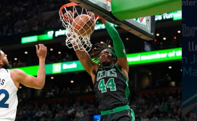 Celtics se imponen a Timberwolves; Karl Towns anota 19