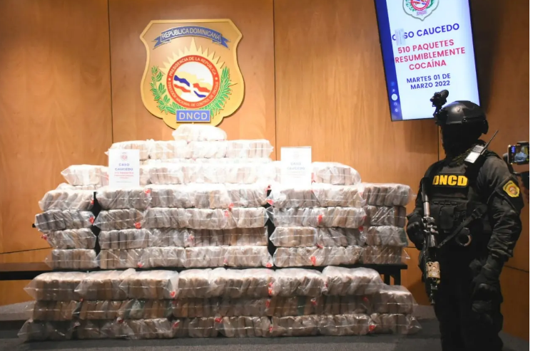 La DNCD ocupa 510 paquetes presuntamente cocaína