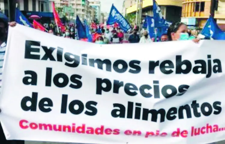 Panama protesta por alza de alimentos