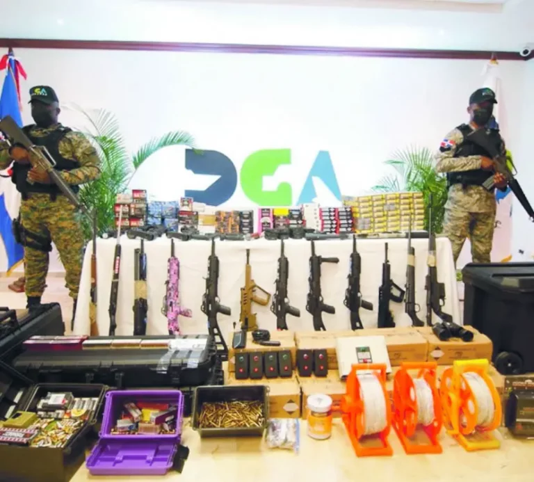 DGA decomisa cargamento de armas