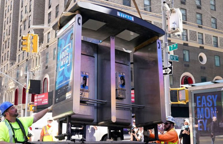 Eliminan el último teléfono público de la calle en la ciudad de Nueva York
