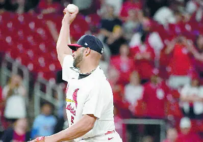 Albert Pujols disfrutó su debut como lanzador