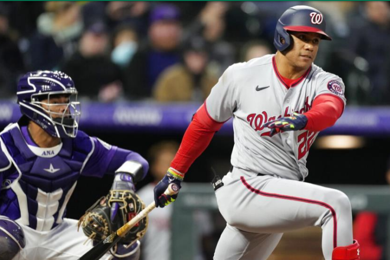 Juan Soto llega a seis jonrones en el revés de los Nacionales en Colorado