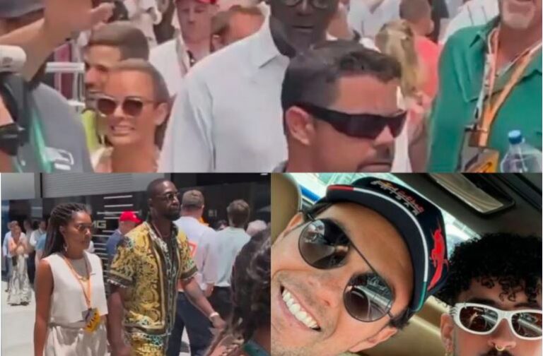 Grandes personalidades dicen presente en el GP de Fórmula 1 de Miami