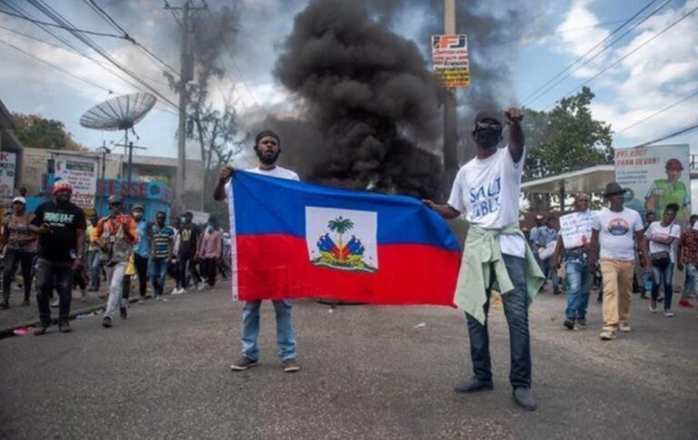 Protestan por muerte de dos migrantes haitianos en México￼