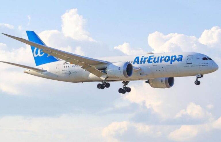 Air Europa ocupa primer lugar como aerolínea más puntual de Europa