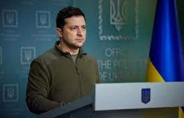 Volodimir Zelenski reconoce que una quinta parte del territorio de Ucrania está bajo dominio ruso
