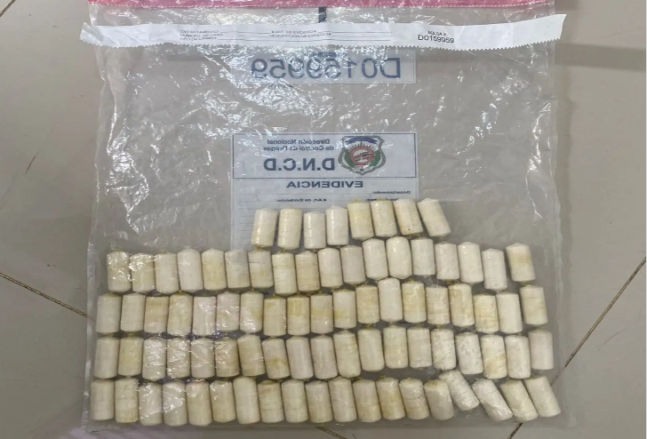 DNCD detiene hombre intentó llevar a España un kilo de coca en el estómago