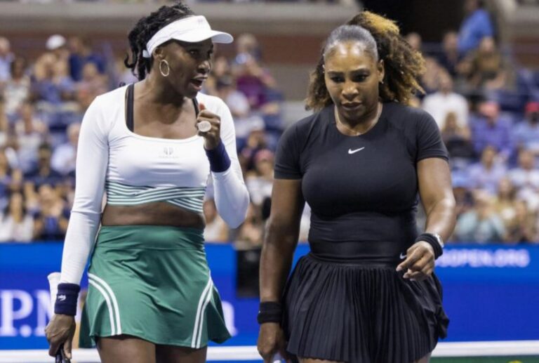 Serena y Venus Williams eliminadas en su estreno en dobles en el Abierto de EEUU