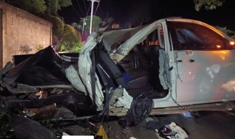 Fallece seguridad de Mantequilla en accidente de tránsito. Su padre está gravemente herido