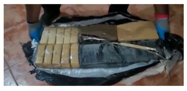 La DNCD y Armada incautan 239 paquetes de cocaína en Baní