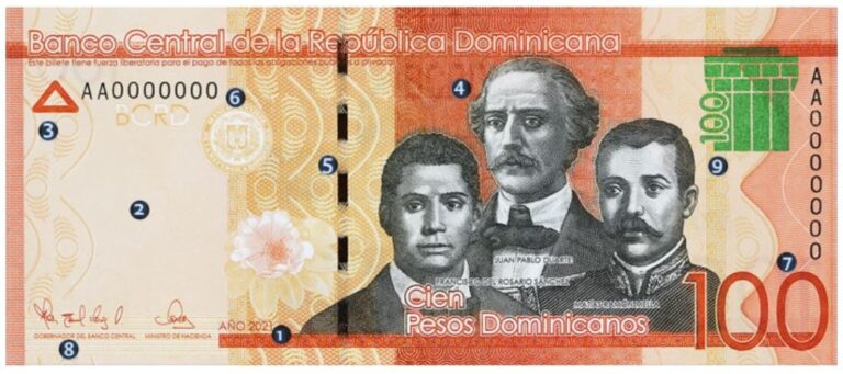 Desde el viernes circulará nuevo billete 100 pesos en Dominicana
