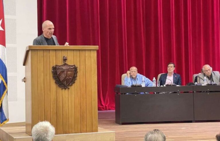 Yanis Varoufakis en Cuba: La izquierda debe recuperar el concepto de libertad