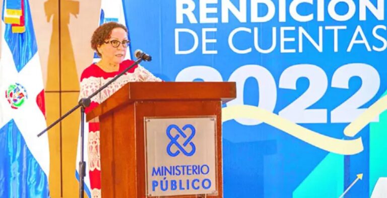 Procuradora Miriam Germán Brito rinde cuentas de su gestión del año 2022