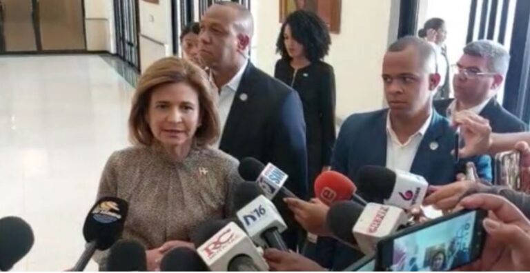 Raquel Peña dice gobierno del PRM no ha apoyado represalias a manifestantes del PLD