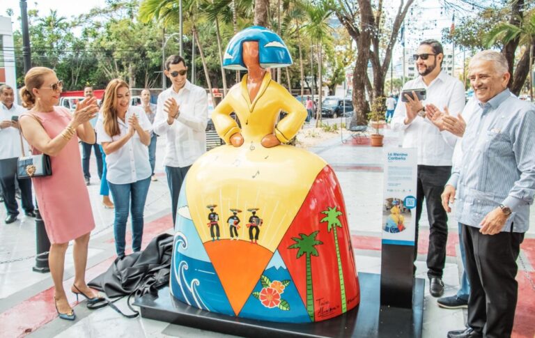 La Menina Caribeña” hace su debut en parque La Lira de SD, tras su éxito en Madrid