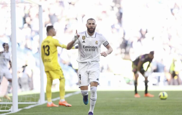El Real Madrid golea 6-0 al Valladolid