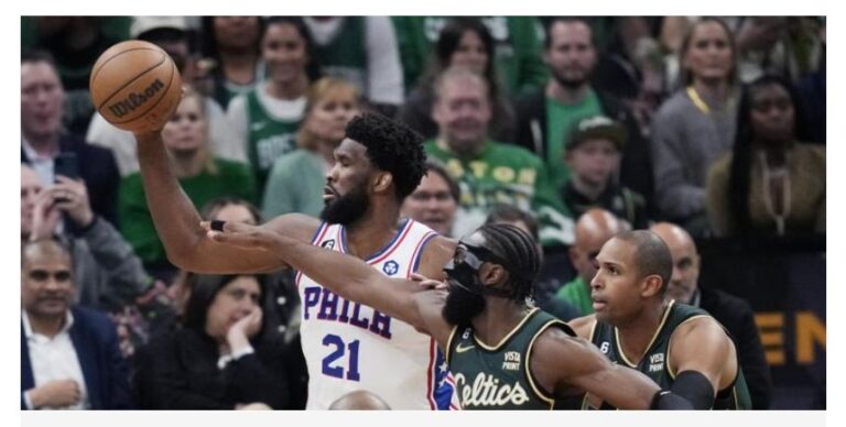 Sixers le pegan fuerte a Celtics con 33 puntos de Embiid y 30 de Maxey