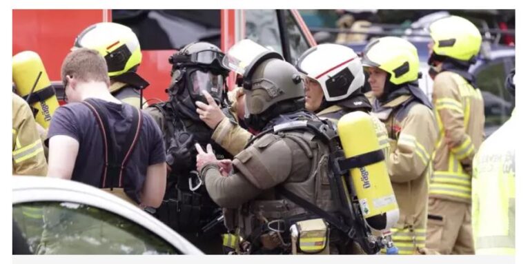 Hombre provoca explosión en Alemania