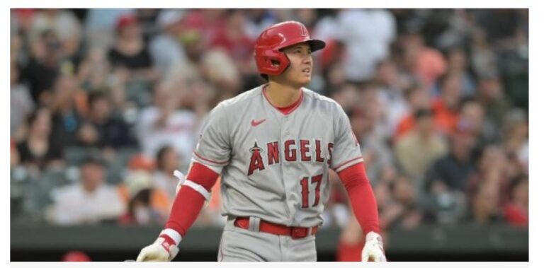 Shohei Ohtani lanza 7 entradas, se embasa cinco veces y queda a un doble del ciclo