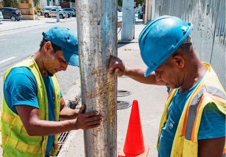 Ayuntamiento del DN realiza labores preventivas ante posible paso de la tormenta Bret