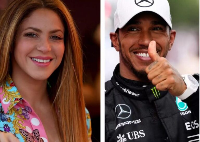 Shakira y Lewis Hamilton juntos de nuevo en Barcelona, España