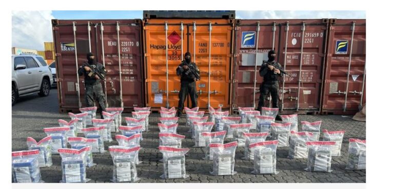 DNCD confisca paquetes cocaína en Puerto Caucedo