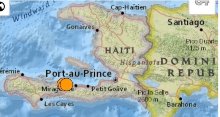 HAITI: Sismo magnitud 4,9 deja en el Sur tres muertos y heridos