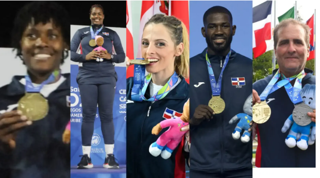 ¡Lluvia de oro! RD logró 15 medallas, cinco de oro y escalo al sexto lugar