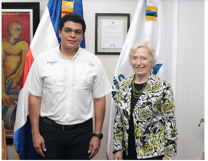 Director de la CAASD recibe a la Enviada Especial de Comercio del Primer Ministro del Reino Unido, Baronesa Hooper