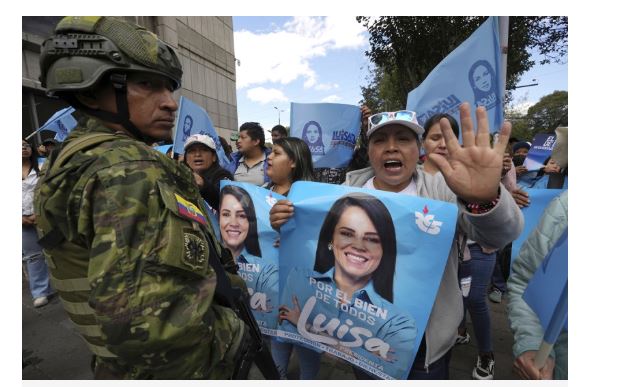 Inician campaña para segunda vuelta en Ecuador