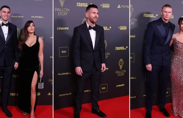 Balón de Oro 2023: del esmoquin al total black, los clásicos opacaron la alfombra roja del fútbol mundial