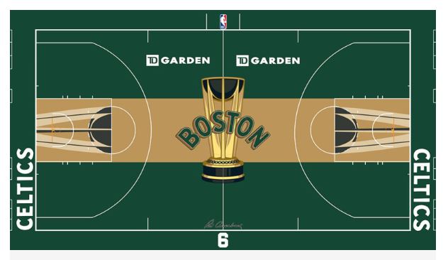 Equipos de la NBA tendrán un nuevo diseño de la cancha durante la Copa