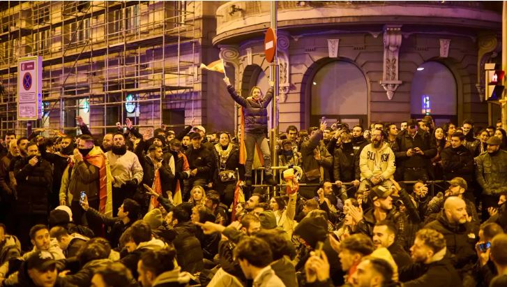 Cientos de manifestantes cortan el centro de Madrid en protesta por una posible amnistía