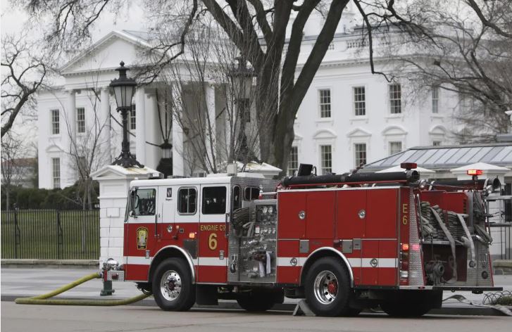 Los bomberos reciben una falsa alerta de incendio en la Casa Blanca